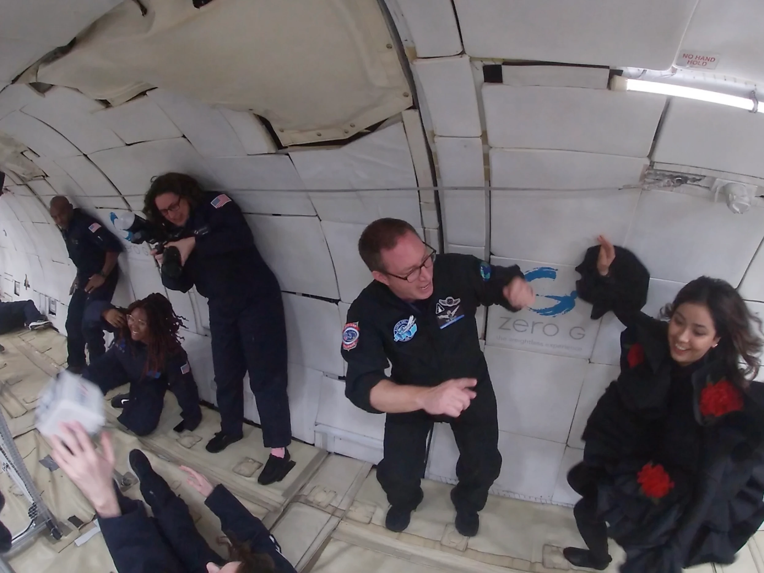 Zero-g, flower detail floating